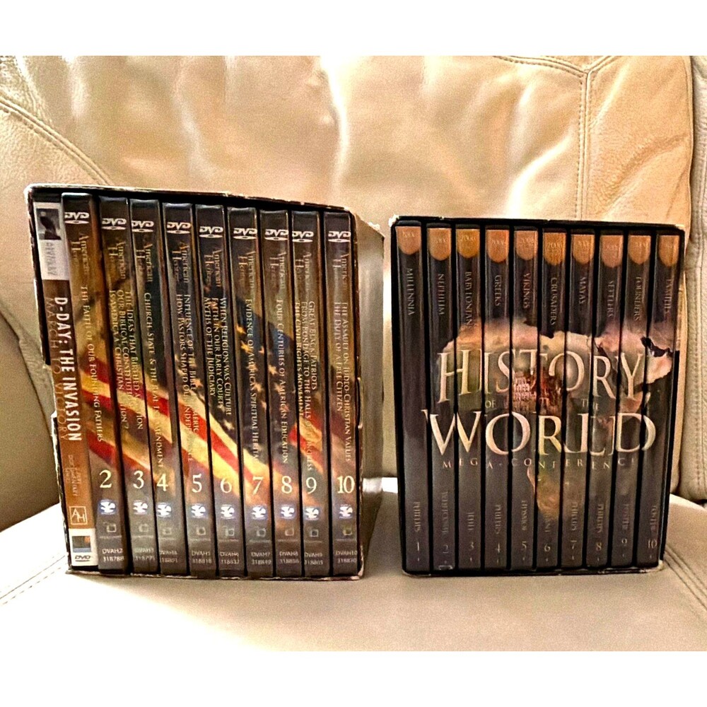 DVD Set History of the World & The American Heritage Homeschool History